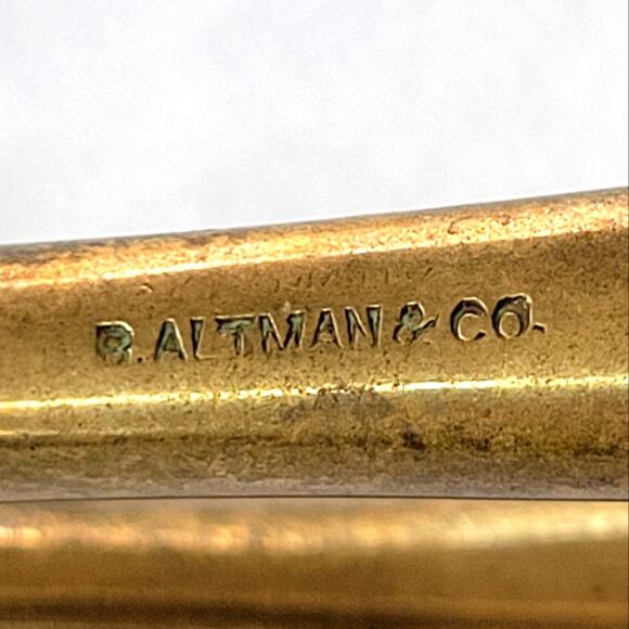 Vintage/ Antique B. Altman & CO Brass Nutcracker - Picture 3 of 4